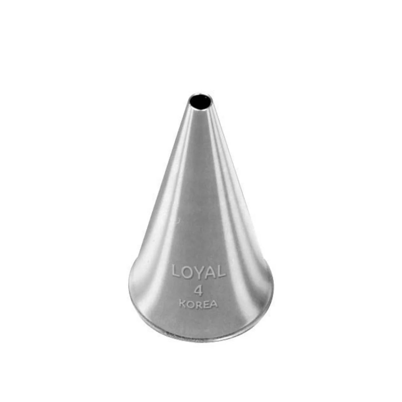Writing & Dots Piping Tip #4 - Loyal Stainless Steel Decorating Tube