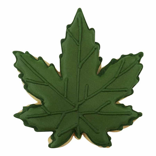 Marijuana Leaf Cookie Cutter 4in