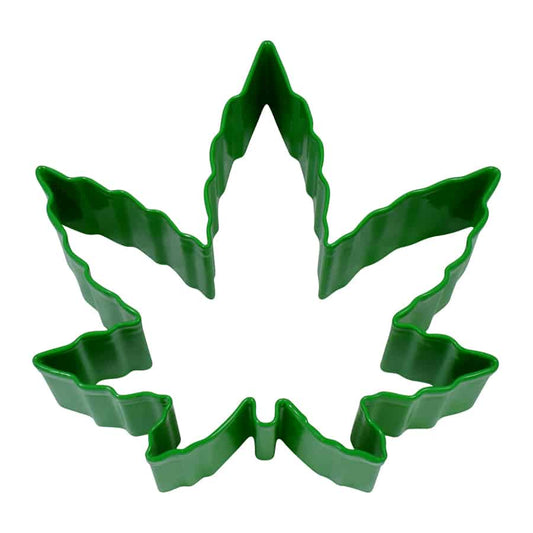 Marijuana Leaf Cookie Cutter 4in
