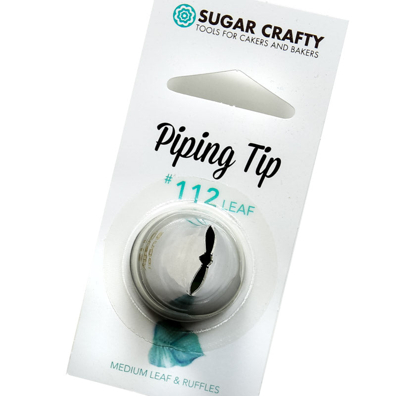 Large Leaf Piping Tip #112 Sugar Crafty Decorating Tip for Leaves & Foliage