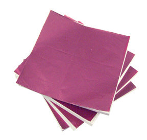 Foils 4in x 4in Burgundy 125pk