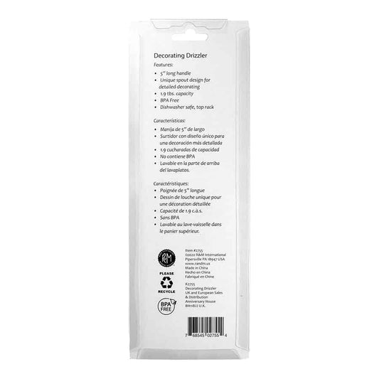 Chocolate & Icing Decorating Drizzled Tool