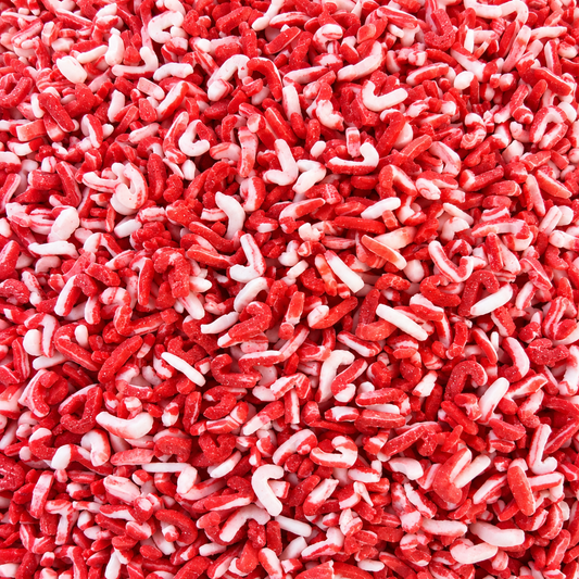 Mini Candy Cane Sprinkles - Peppermint Christmas Confetti Sprinkles