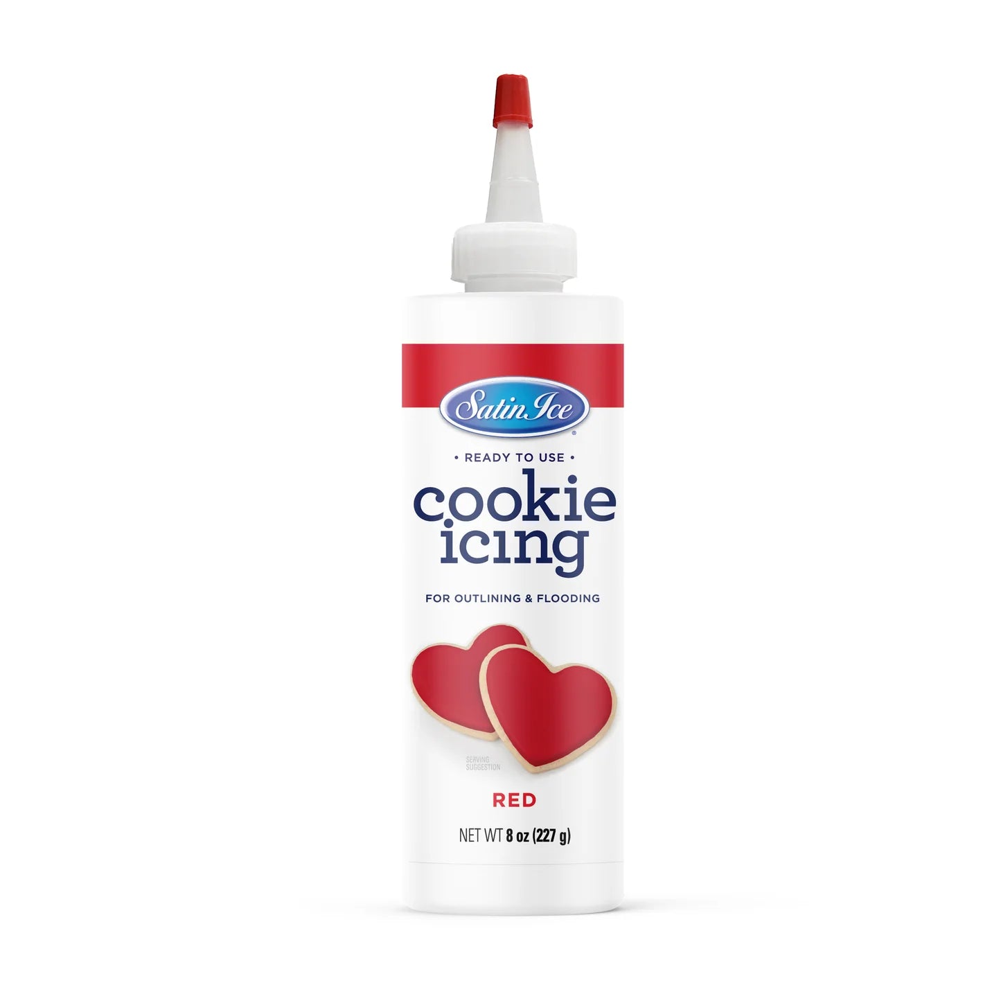 Satin Ice Cookie Icing Red 8oz