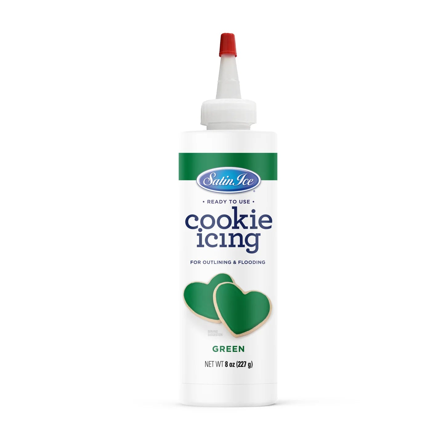 Satin Ice Cookie Icing Green 8oz