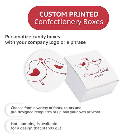 Small Square Favor Boxes - 5 Count