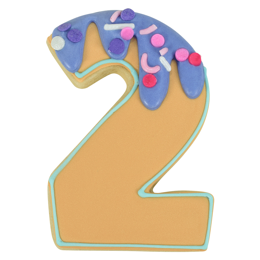 Number 2 Cookie Cutter