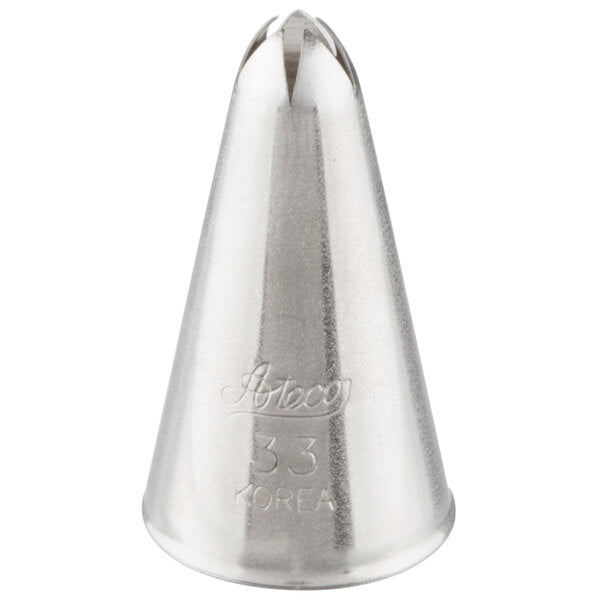 Deep-Ridged Stars & Shells Piping Tip – Ateco #33 Closed Star