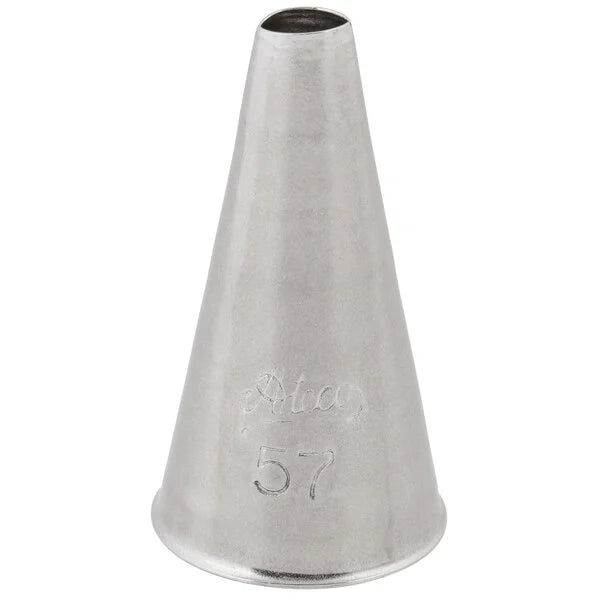 Wide Calligraphy & Oval Lines Piping Tip – Ateco #57