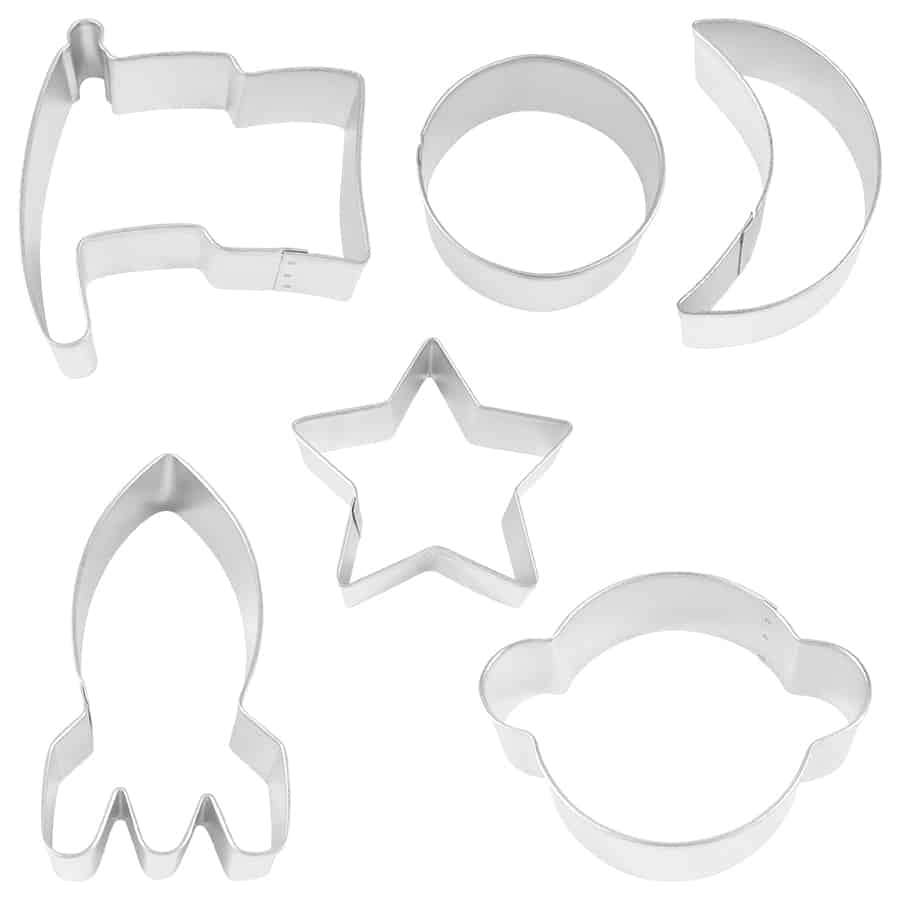 Space Cookie Cutter 6pc