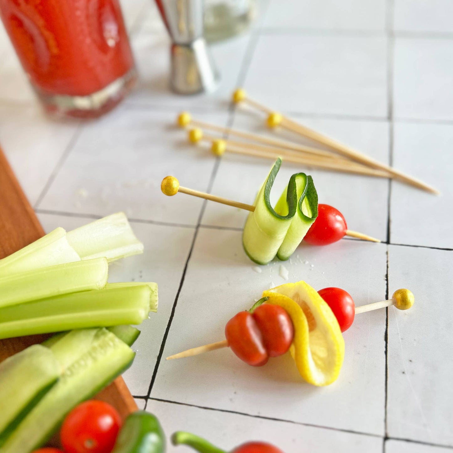 Gold Cocktail Picks Pk of 25