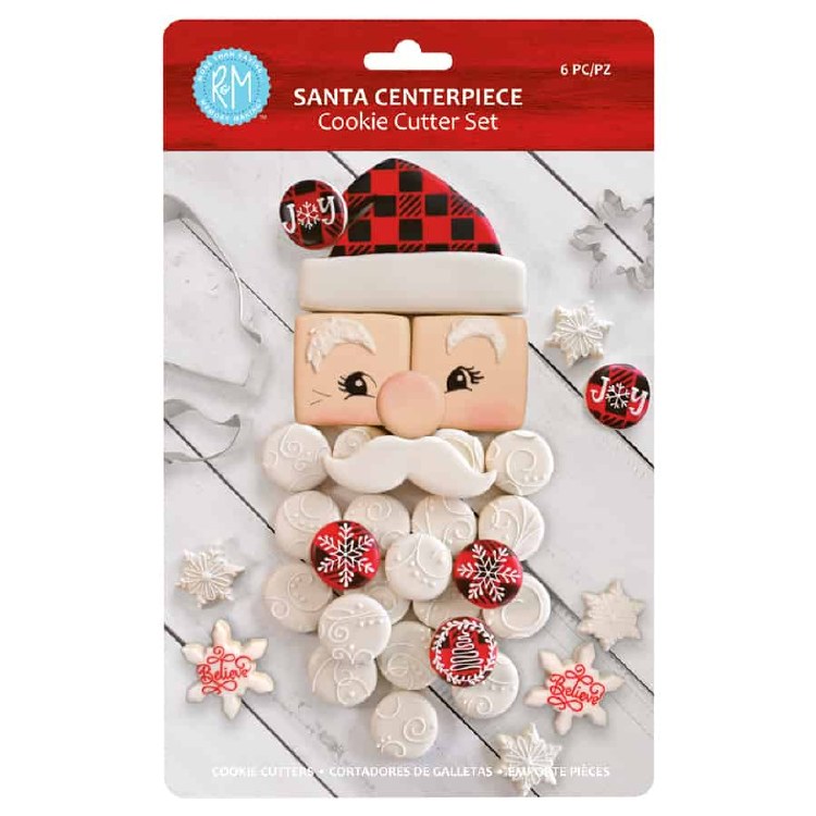 Santa Centerpiece Cookie Set