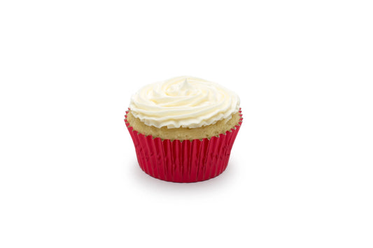 Cupcake Liners Standard Red Foil 32-Count