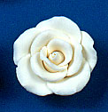 Gumpaste Rose Large White