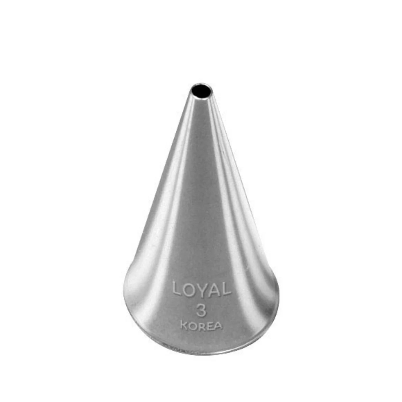Writing & Small Dots Piping Tip #3 - Loyal Stainless Steel Decorating Tube