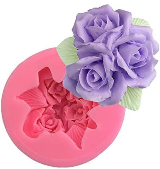 Large Rose Silicone Mold
