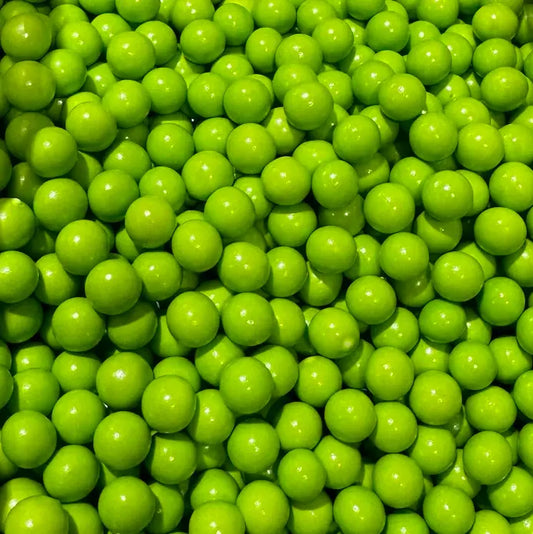 Green Crispy Chocolate Candy Pearls – Cake & Cupcake Topping