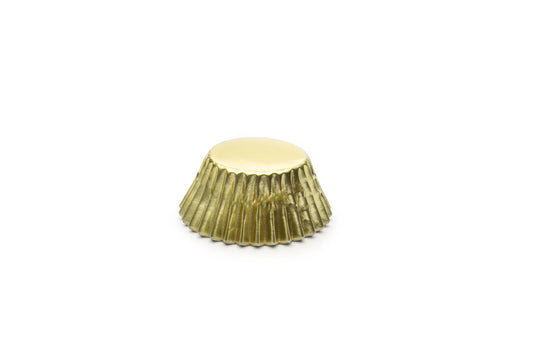 Cupcake Liners Gold  Foil Mini 48-Count