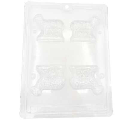 3D Standing Lamb Chocolate Mold – Easter Lamb Candy Mold