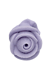 Lavender Mini Roses Icing Toppers 12 Count