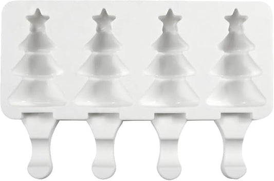 Christmas Tree Cakesicle Mold 4 Cavity