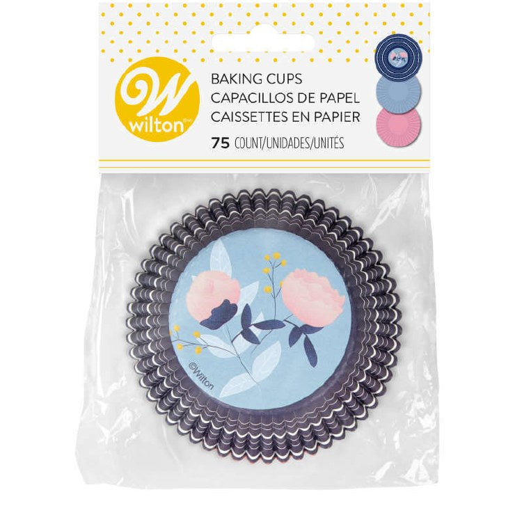 Wilton Peony Baking Cup 75ct