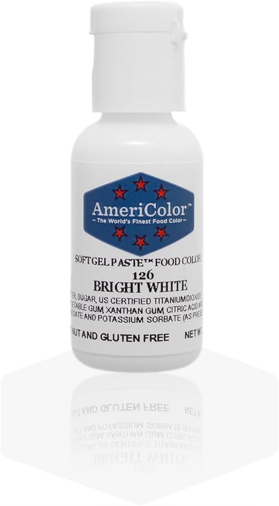 Americolor Soft Gel Paste Food Coloring .75 White