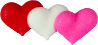 Edible Decorations Triple Heart 12 Count