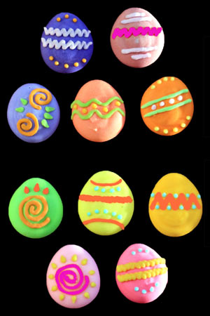 Edible Decorations Easter Egg Assortment 10 Count