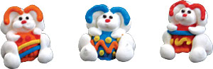Edible Decorations Easter 3D Bunny 4 Count