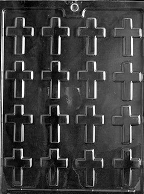 Mini Cross Chocolate Candy Mold – 16 Cavity