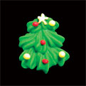Edible Decorations Mini Christmas Trees 3/4 Inch 12 Count