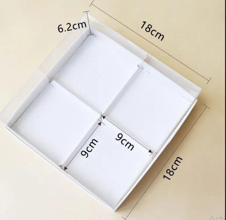 Clear Top Treat Boxes – 4 Cavity, 5 Count