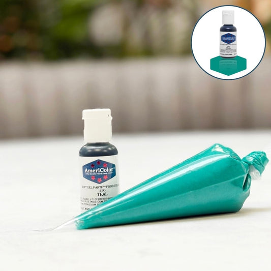 Americolor Soft Gel Paste Food Coloring .75 Teal