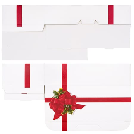 2Lb Ribbons & Holly Box 5pk