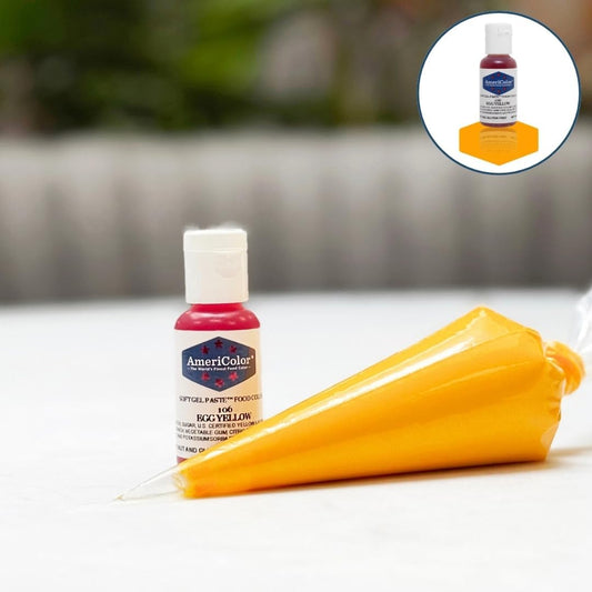 Americolor Soft Gel Paste Food Coloring .75 Egg Yellow