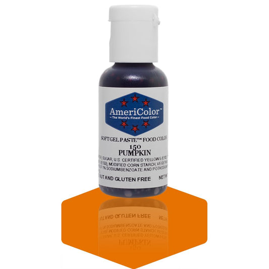 Americolor Soft Gel Paste Food Coloring .75 Pumpkin