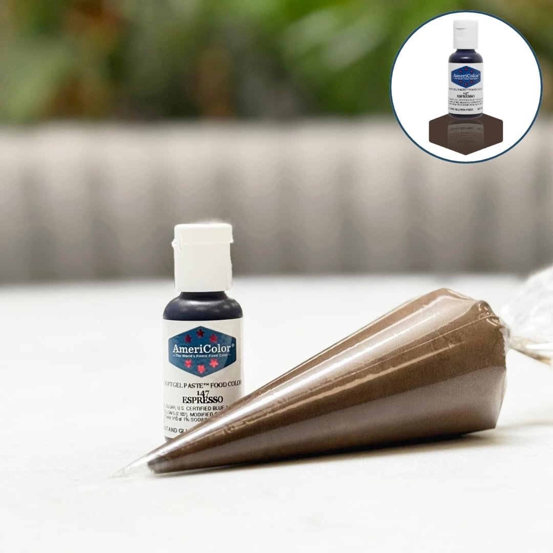 Americolor Soft Gel Paste Food Coloring .75 Espresso