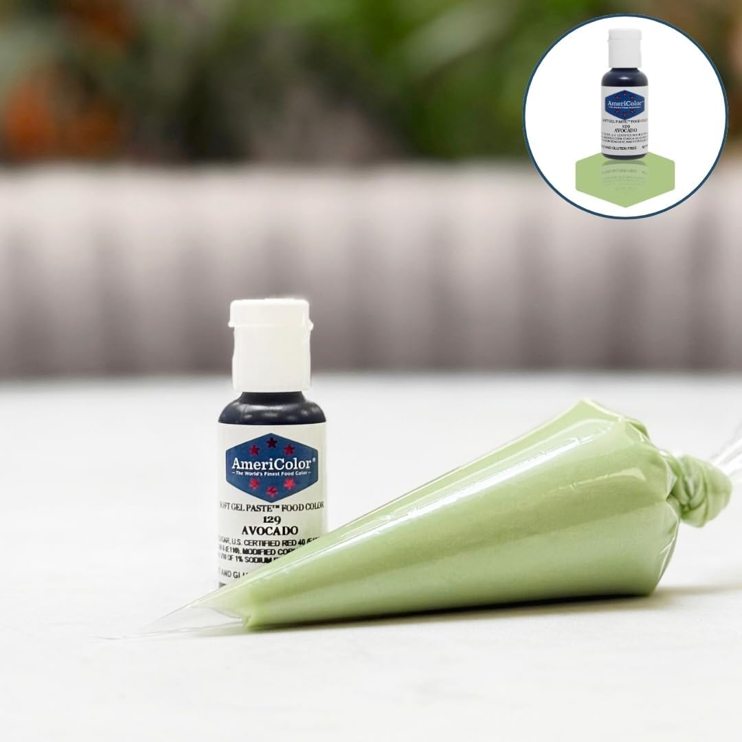 Americolor Soft Gel Paste Food Coloring .75 Avocado