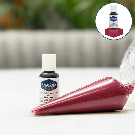 Americolor Soft Gel Paste Food Coloring .75 Maroon