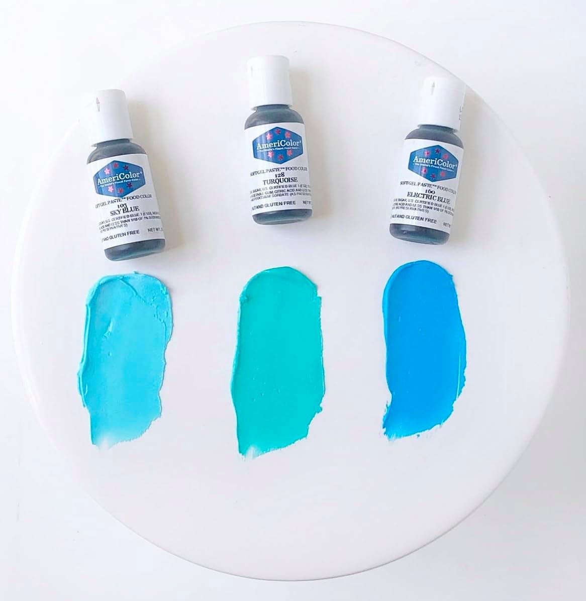 Americolor Soft Gel Paste Food Coloring .75 Sky Blue