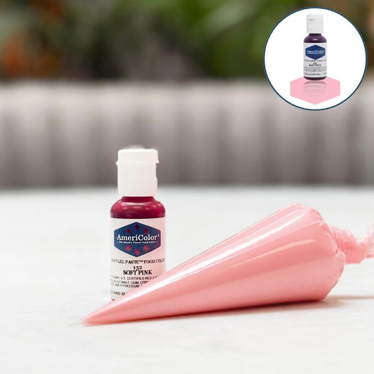 Americolor Soft Gel Paste Food Coloring .75 Soft Pink