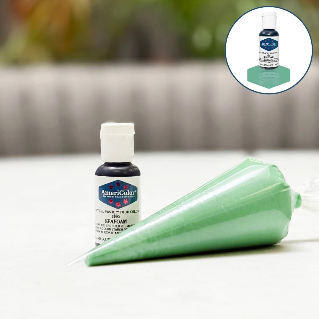 Americolor Soft Gel Paste Food Coloring .75 Seafoam