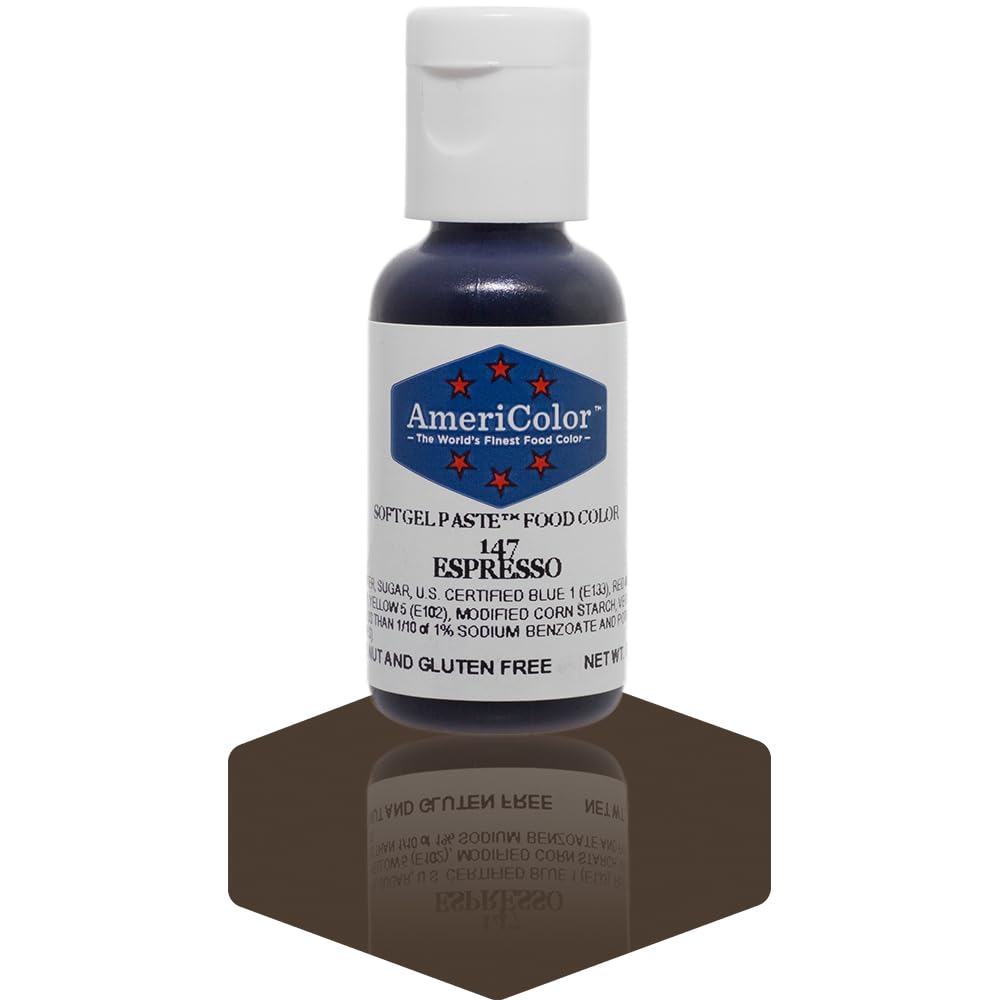 Americolor Soft Gel Paste Food Coloring .75 Espresso