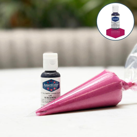 Americolor Soft Gel Paste Food Coloring .75 Burgundy