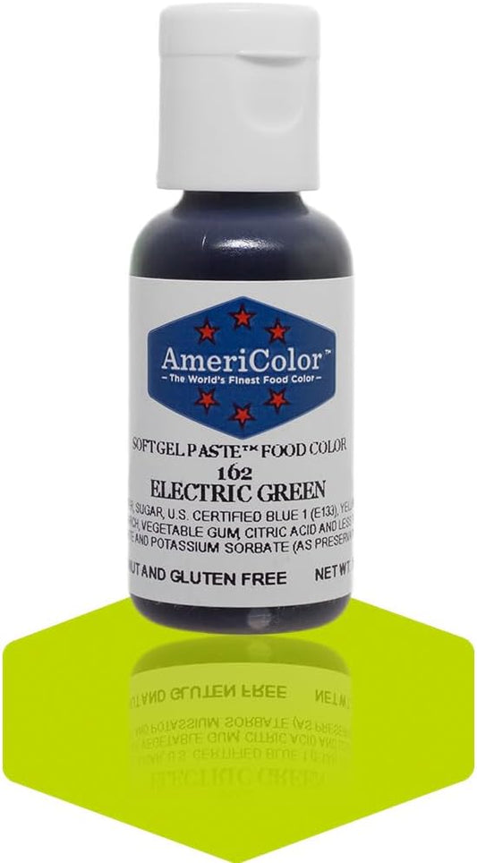 Americolor Soft Gel Paste Food Coloring .75 Electric Green