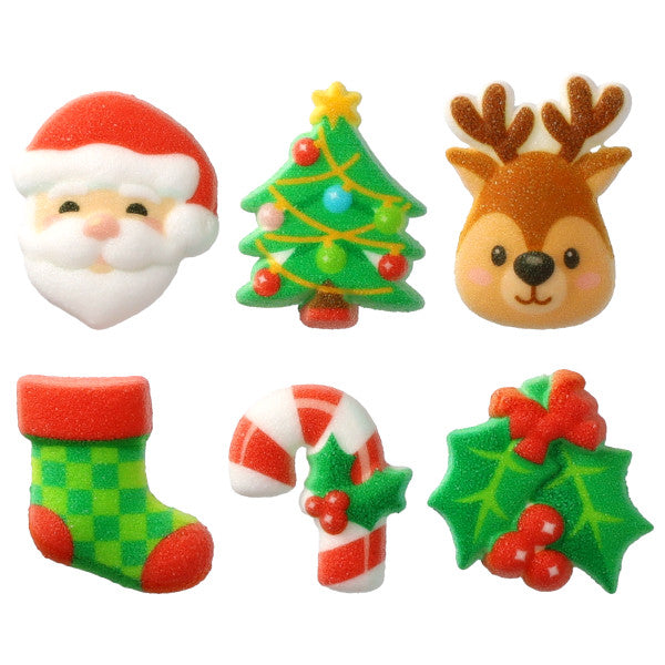 Edible Decorations Christmas 12 Count