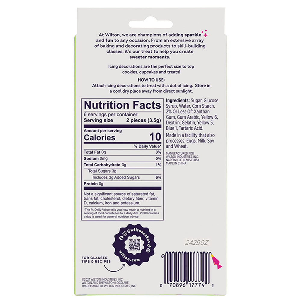 Wilton Edible Carrot Icing Decorations 1 1/4in 12-Count