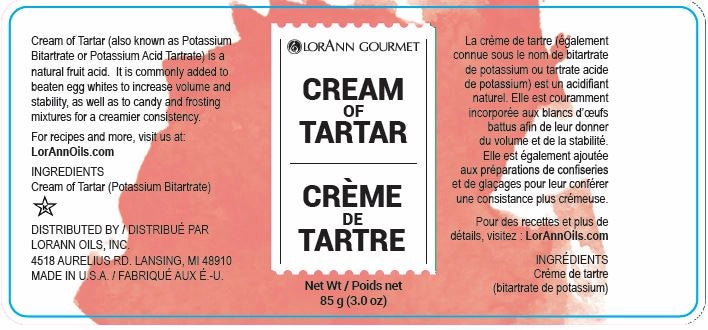 Cream Of Tartar Shaker 3 oz
