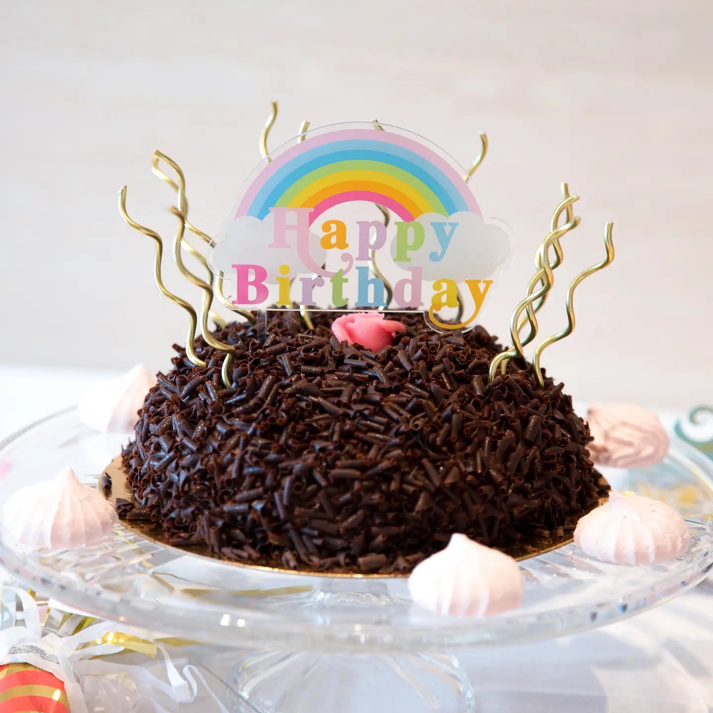 Gold Spiral Candle Set 12 Count